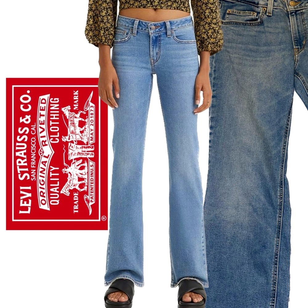 LEVI’S Superlow low cut jeans bootcut Denim Jeans waterless